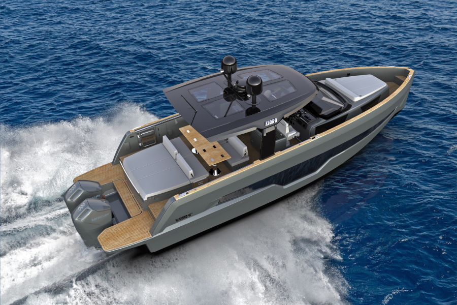 Diamo il benvenuto al nuovo Fjord 41 XP: la fusione perfetta di potenza, eleganza e stile impareggiabile!